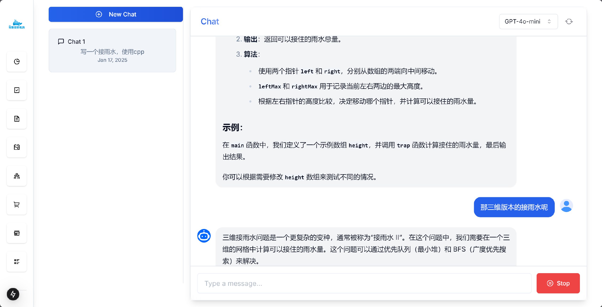 AI Chatbot assistant